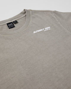 Expertly crafted using 100% cotton jersey in a unique concrete colorway, this Teen Boy San Clemente Tee boasts a vintage garment dye wash and puff logo print on the chest and back.