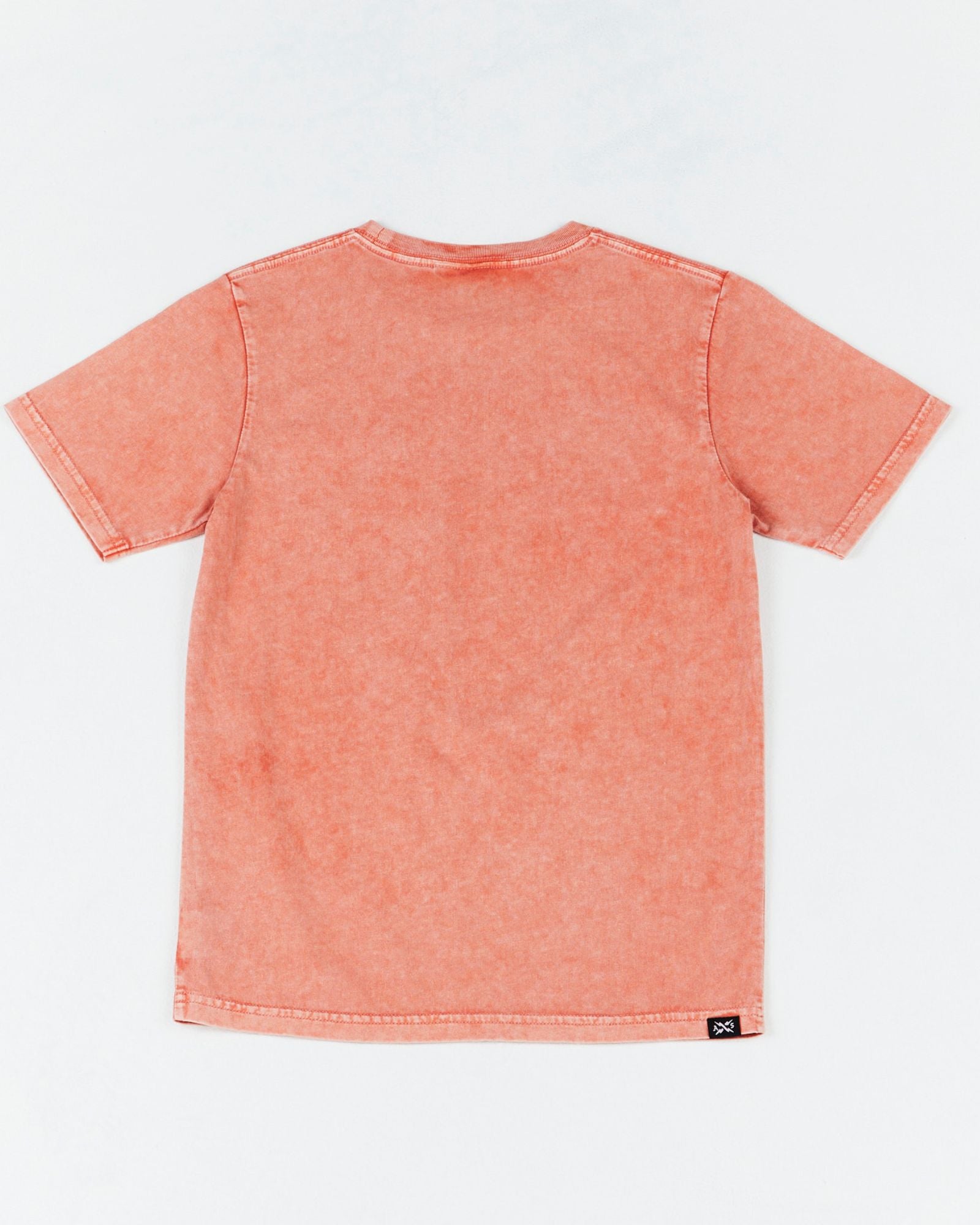 Alphabet Soup's Kids Go To Pocket Tee for boys aged 2 to 7. Crafted in 100% cotton jersey and featuring acid wash, pocket & trim logo, Cinnamon hue, regular fit, ribbed neckline, short sleeves and straight hem.