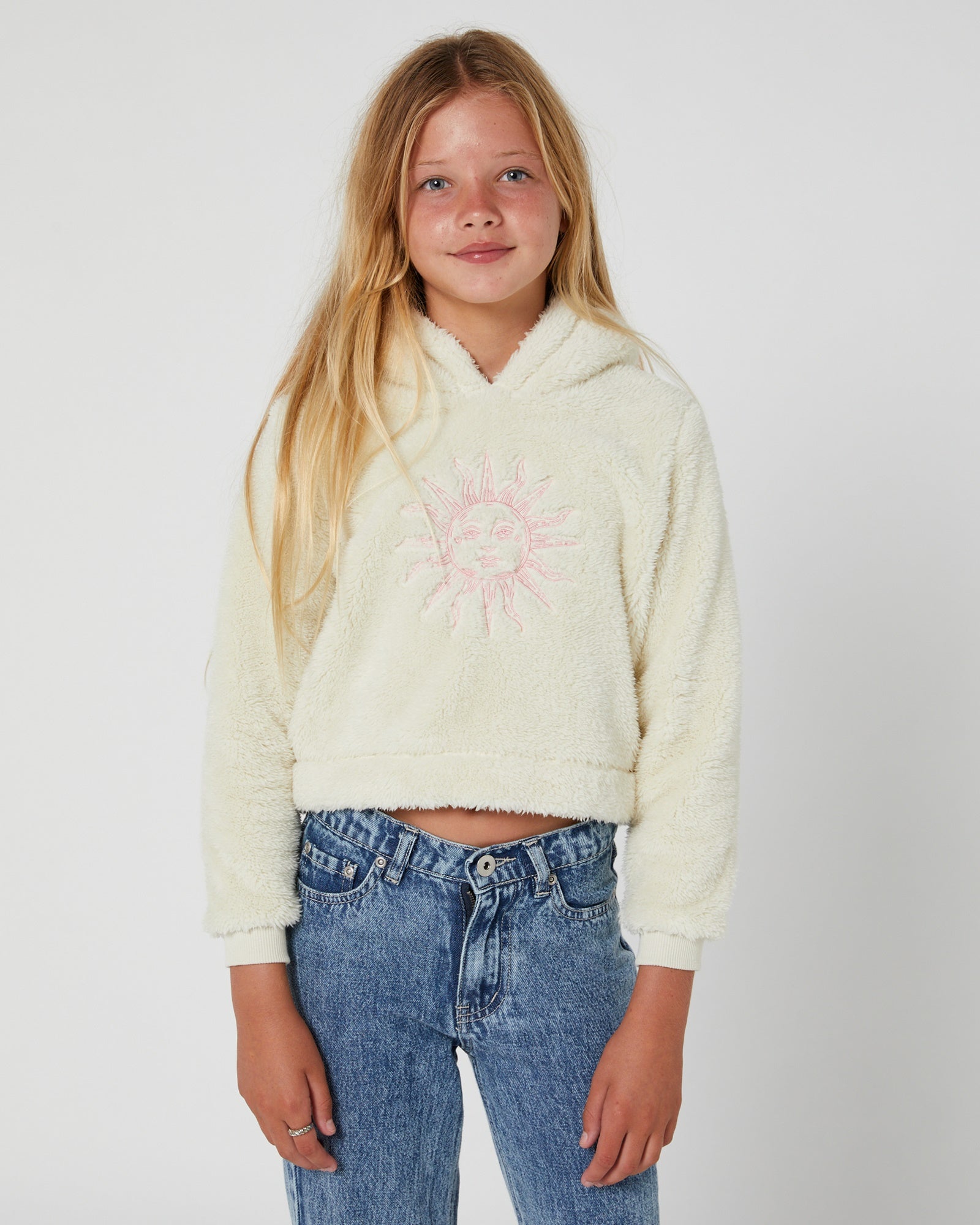 Cropped hotsell teddy hoodie